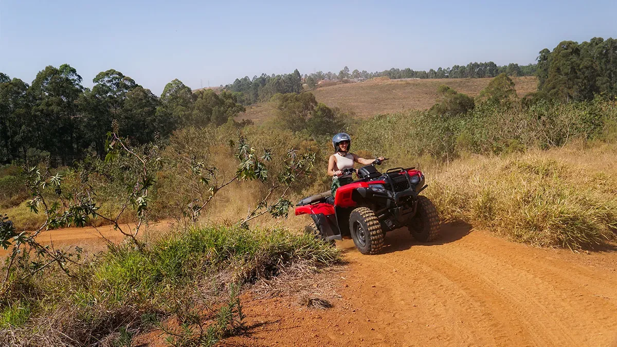 Passeio de quadriciclo no Hotel Fazenda Poços de Caldas