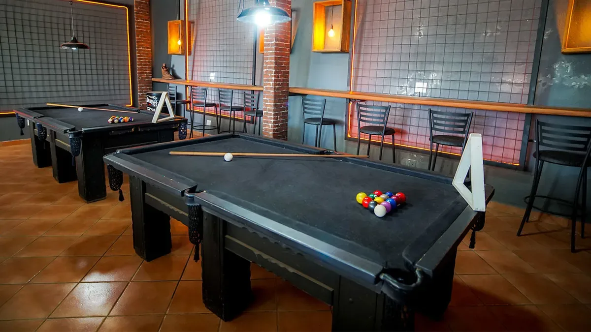 Sala de jogos do Hotel Fazenda Poços de Caldas