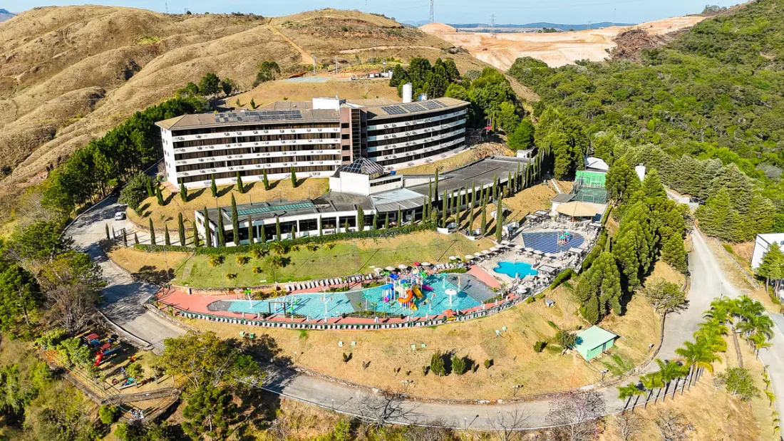 Vista aérea do resort Golden Park All Inclusive