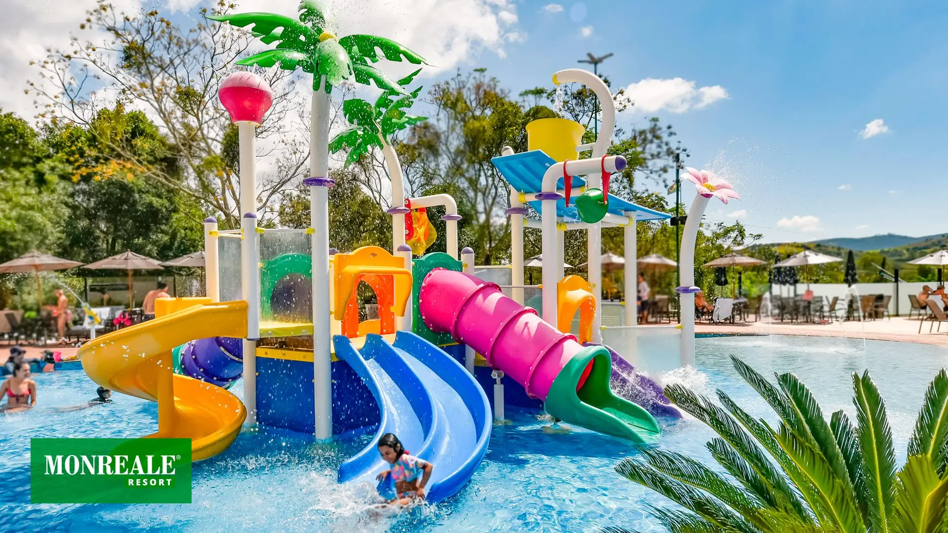 Parque aquático do Monreale Resort Poços de Caldas