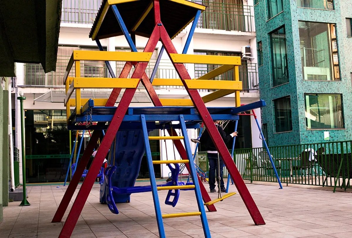 Playground externo do Hotel Nacional Inn Poços de Caldas