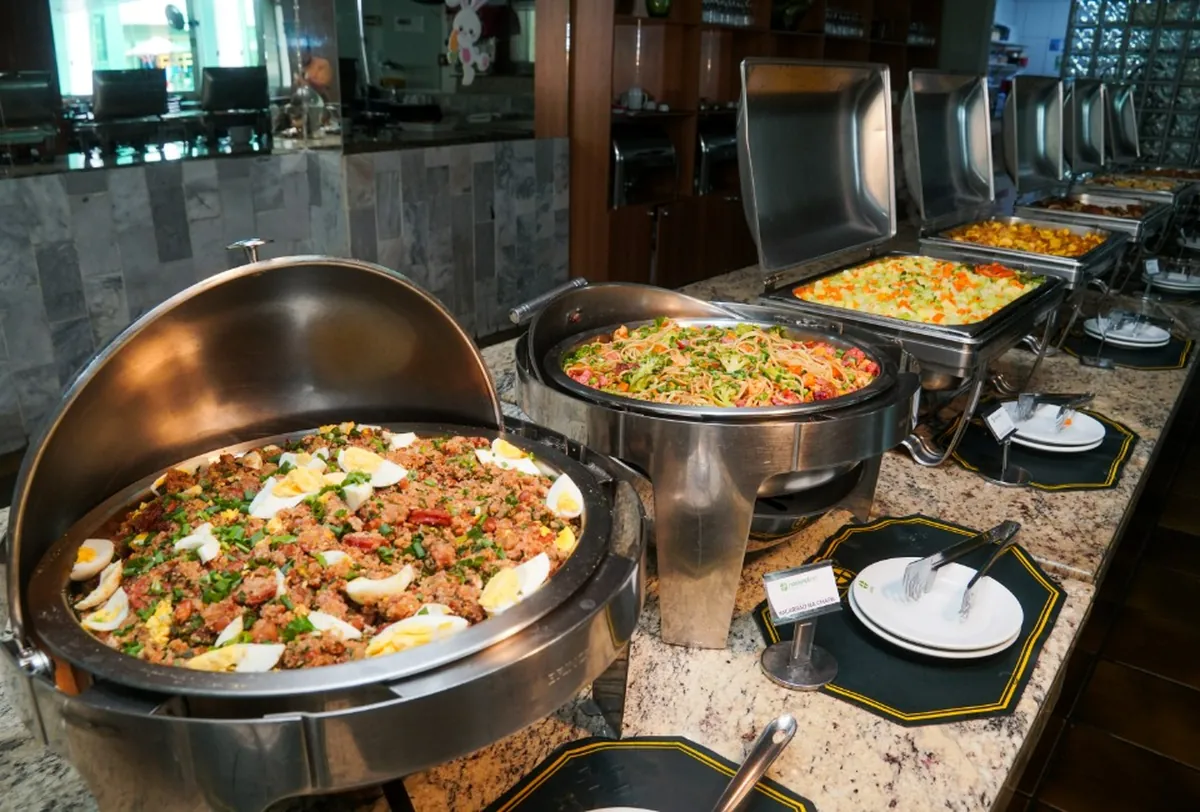 Buffet do Hotel Nacional Inn Poços de Caldas