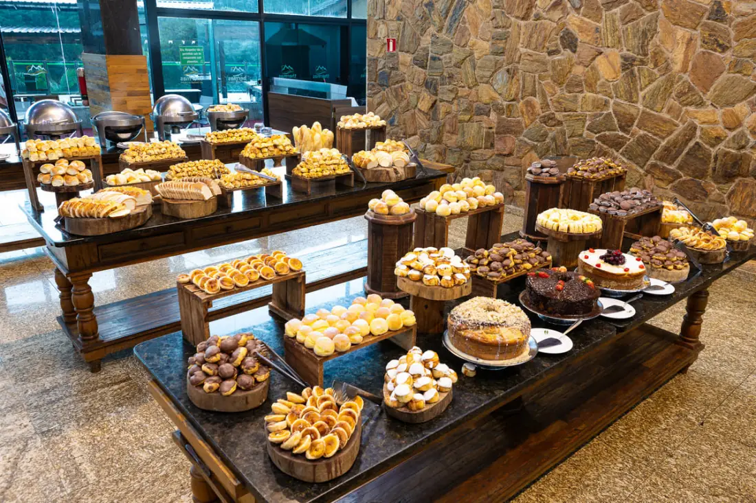 Café da manhã do Thermas All Inclusive