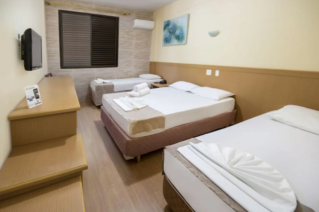 Quarto confortável do Vilage Inn All Inclusive
