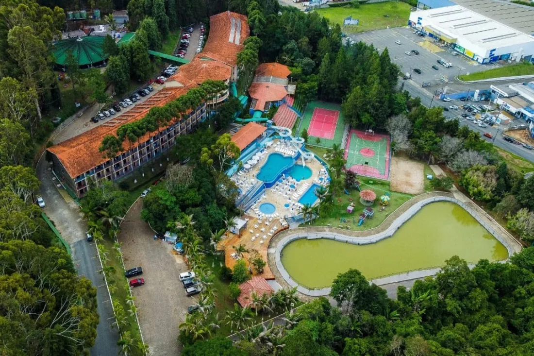 Vista aérea do resort Vilage Inn All Inclusive